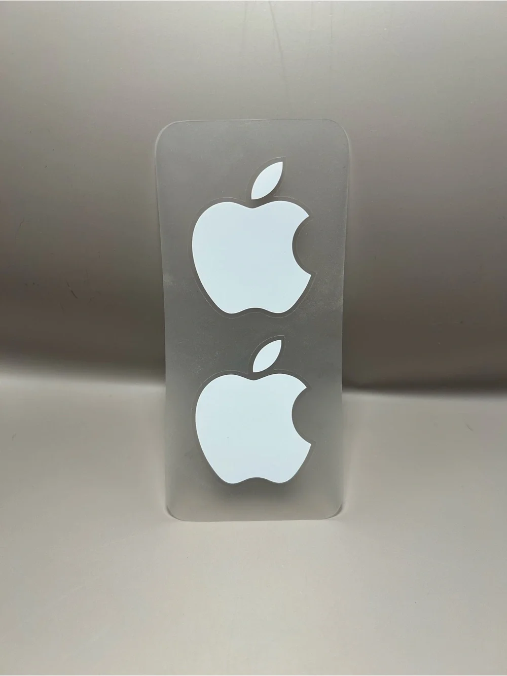 Genuine Apple White Logo Sticker Set